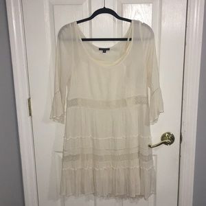 Off-White Boho Dress American Eagle